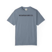 Mountain Vibe Co. Graphic T-Shirt — Sunset Geometric Mountain Print