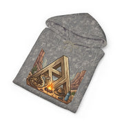 Camping Triangle Hoodie – Desert Campfire Graphic Sweatshirt
