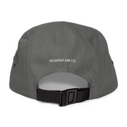 Embroidered Patch 5-Panel Cap — Abstract Triangle Logo