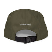 Embroidered Patch 5-Panel Cap — Abstract Triangle Logo