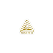 MVC - Penrose Triangle Monoline Logo - Gold No Fill w TT Modernoir Font 34 Kiss - Cut Decal