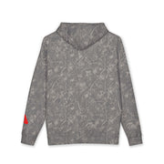 Camping Triangle Hoodie – Desert Campfire Graphic Sweatshirt